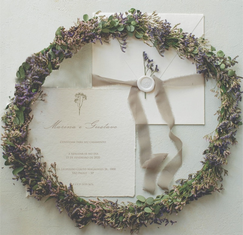 tendencias convite casamento 2021