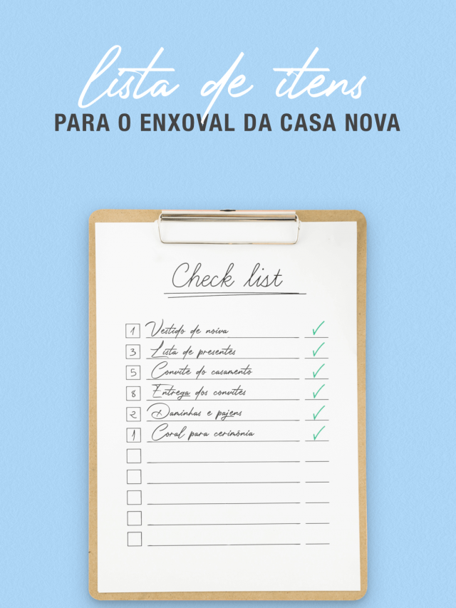 Enxoval para casa nova
