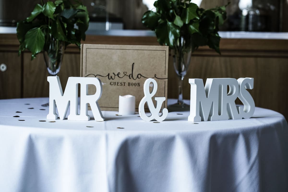 Imagem de objeto de decoração na entrada do casamento