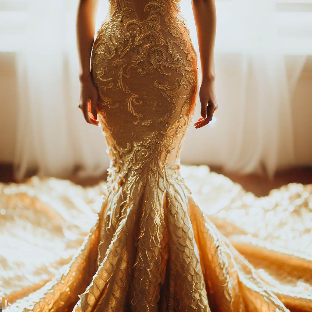 Vestido de noiva com cor: doura