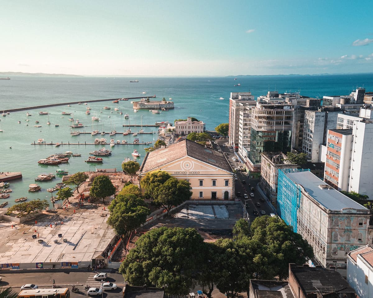 Imagem aérea da cidade de Salvador 
