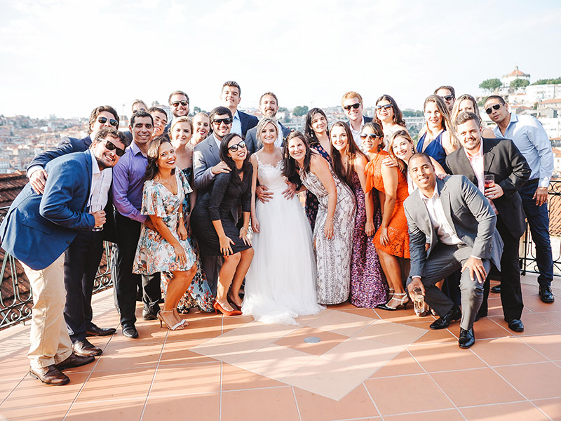 Casamento em Portugal amigos dos noivos
