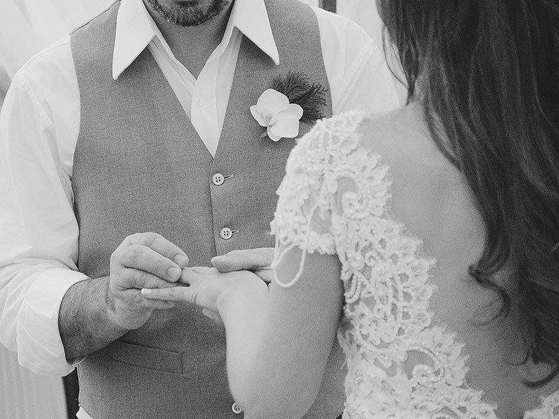 Casamento real Juliana e André anel