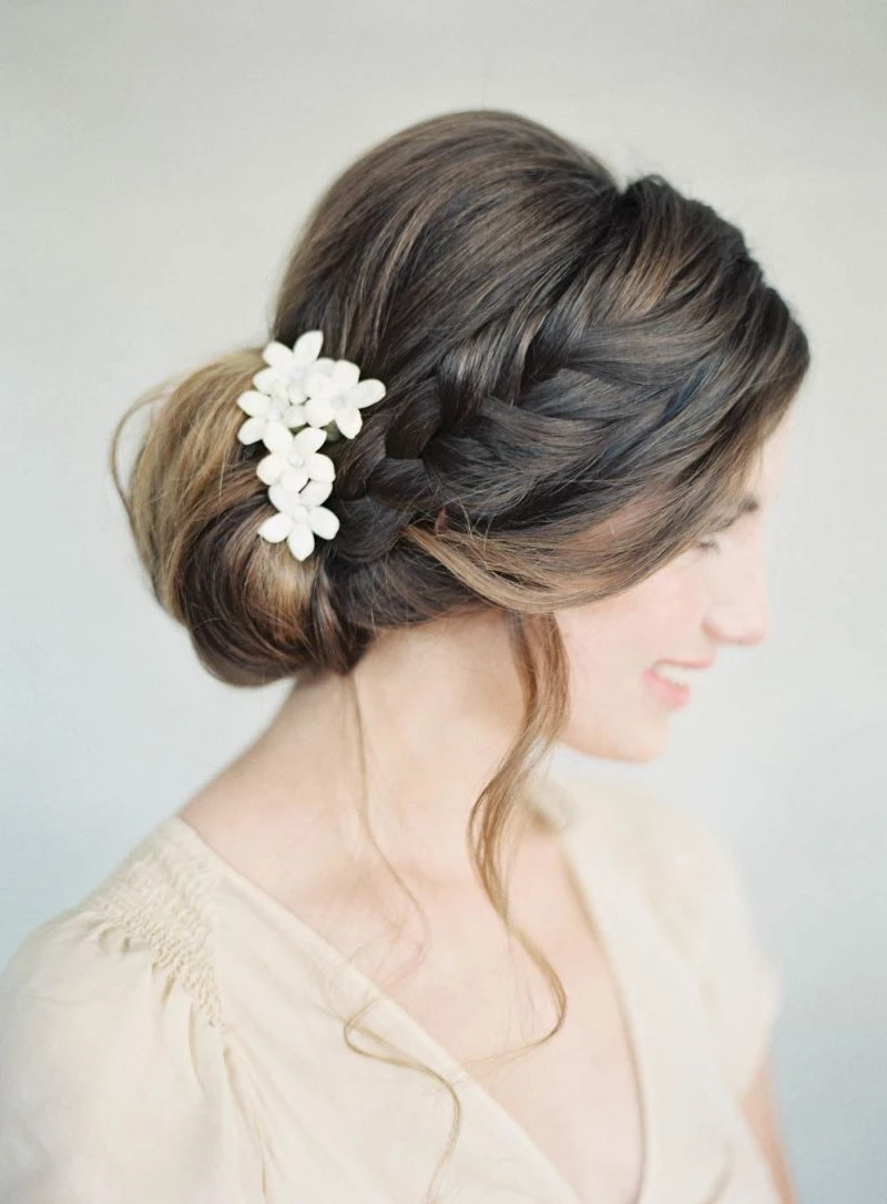 Inspiração de coque para noiva usar no casamento