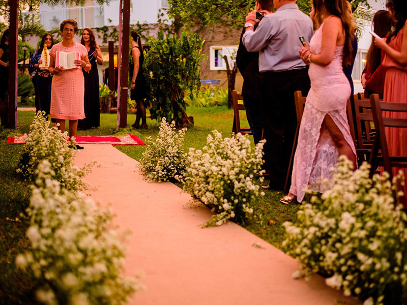 Mini Wedding avó da noiva no cortejo