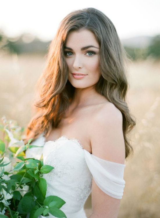 noiva de cabelo solto