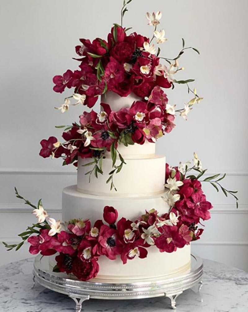 sabores de bolos de casamento