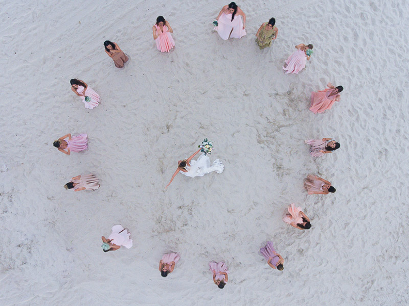 casamento na praia madrinhas