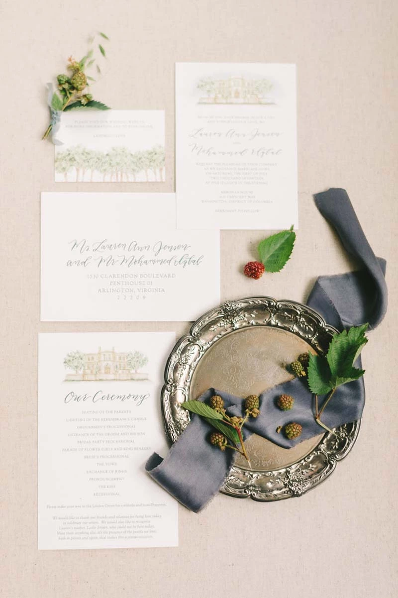 menu do casamento