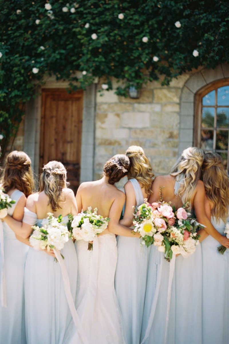 Penteados para madrinhas de casamento de cabelo longo