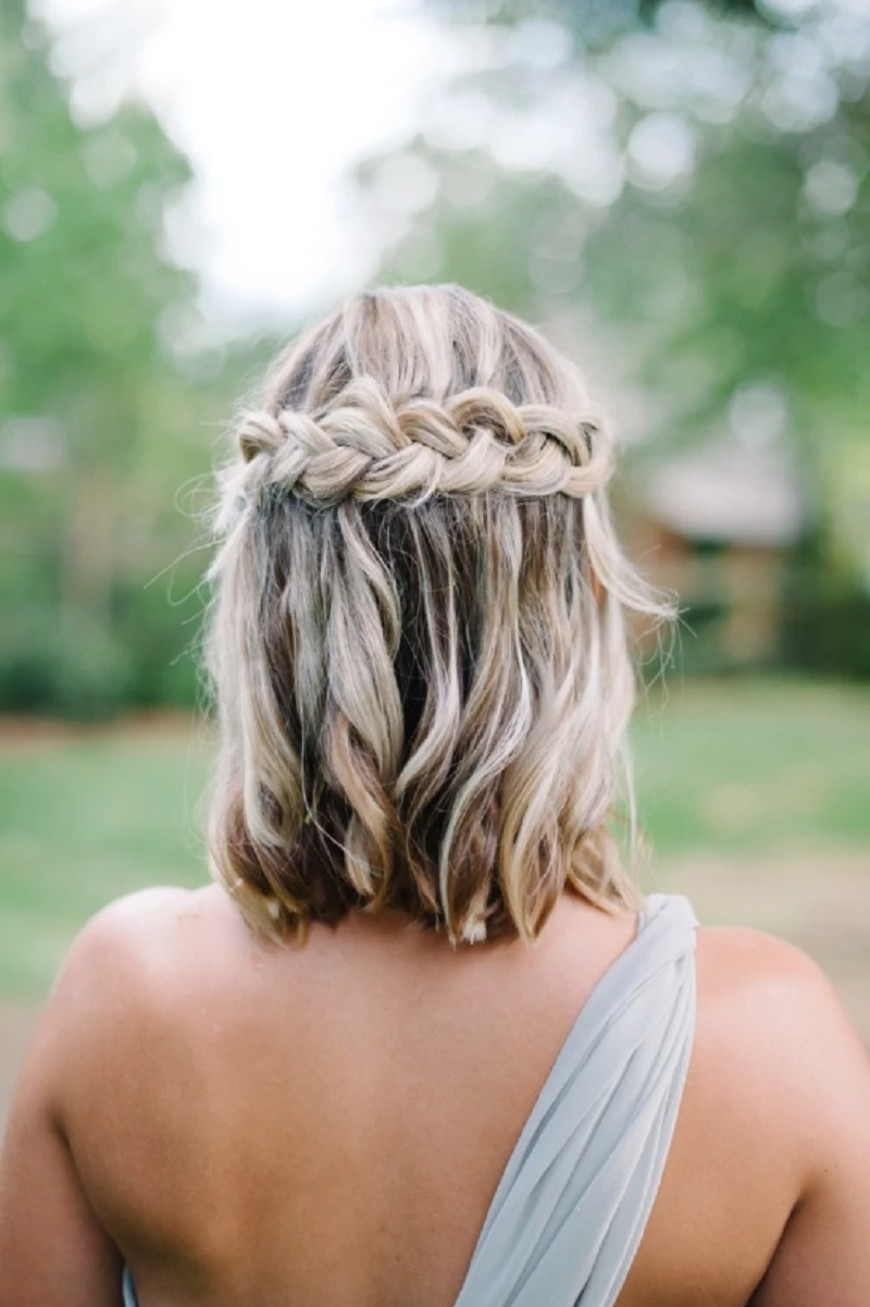 penteados para cabelos curtos para casamento