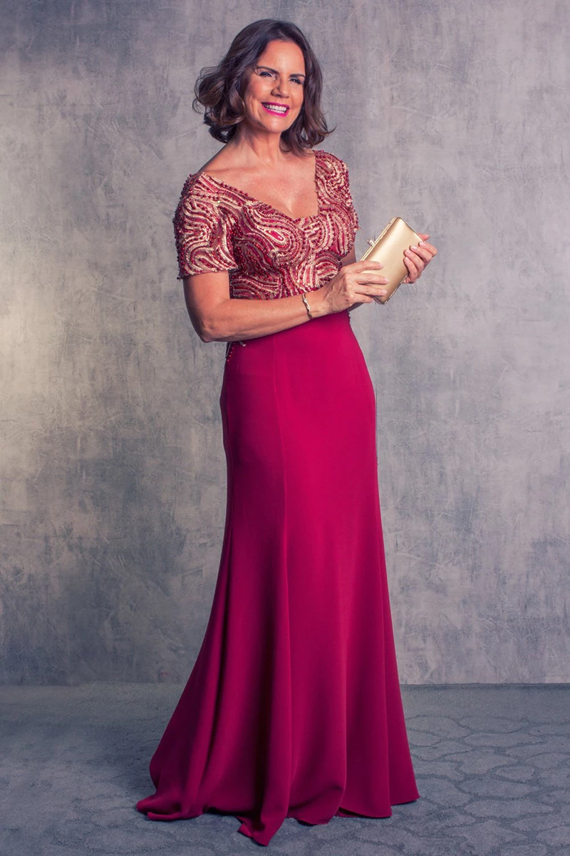 vestido para a mãe da noiva